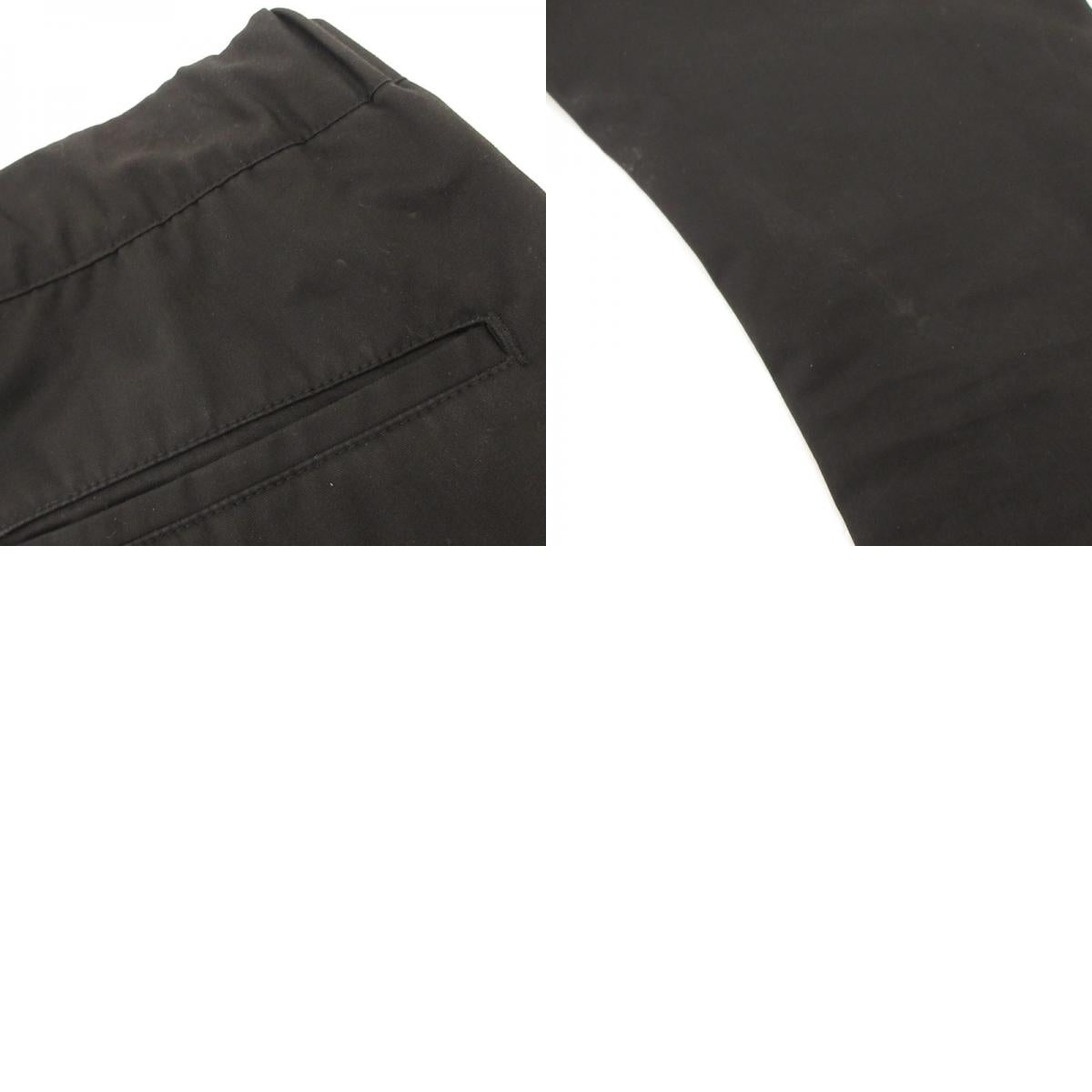 【中古】uniform experiment | ユニフォームエクスペリメント STRETCH GABARDINE SLIM FIT SLACKS その他ボトムス UE-170038 ブラック サイズ:1