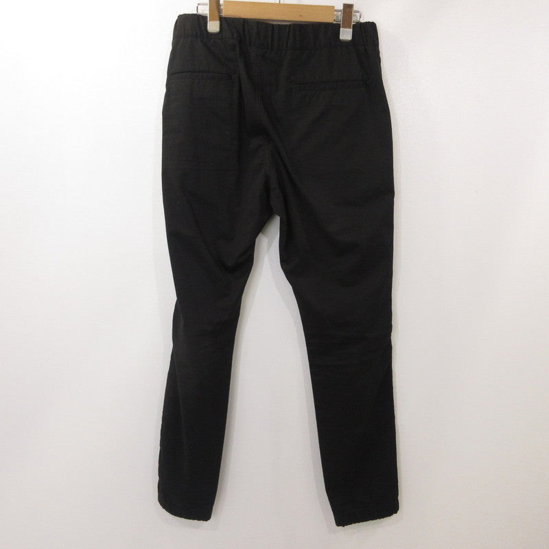 【中古】uniform experiment | ユニフォームエクスペリメント STRETCH GABARDINE SLIM FIT SLACKS その他ボトムス UE-170038 ブラック サイズ:1
