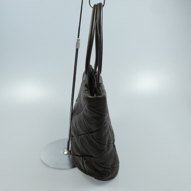 【中古】Dakota | ダコタ レザーキルティング トートバッグ ブラウン