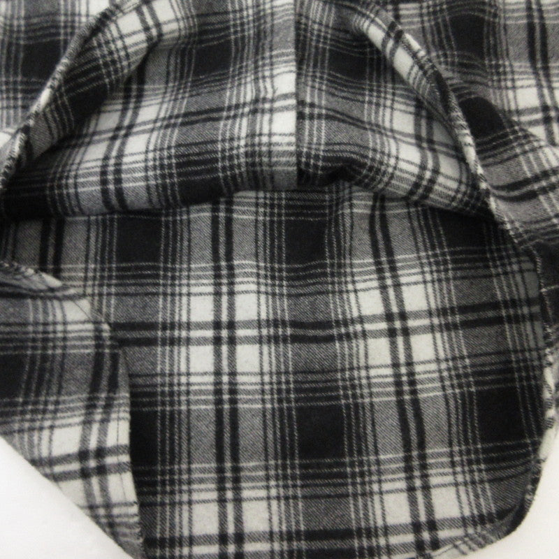 【中古】DSQUARED2 | ディースクエアード ICON オンブレチェックウールシャツ 長袖シャツ S79DL0036 ブラック サイズ:44