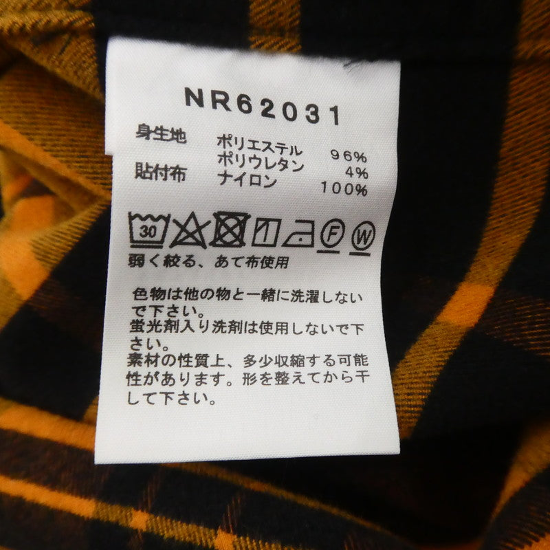 【中古】THE NORTH FACE | ザ・ノースフェイス L/S Stretch Flannel Shirt 長袖シャツ NR62031 オレンジ サイズ:M
