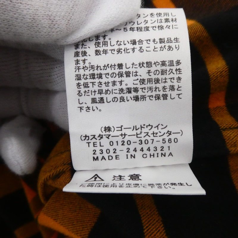 【中古】THE NORTH FACE | ザ・ノースフェイス L/S Stretch Flannel Shirt 長袖シャツ NR62031 オレンジ サイズ:M
