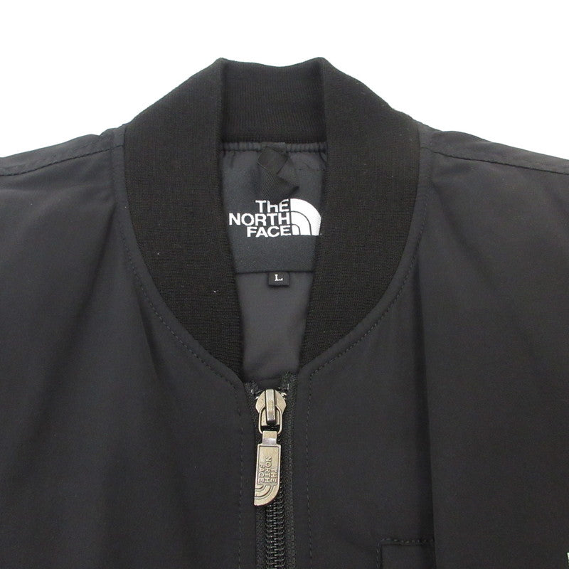 【中古】THE NORTH FACE | ザ・ノースフェイス INSULATION BOMBER JACKET ミリタリーコート NY82334 ブラック サイズ:L