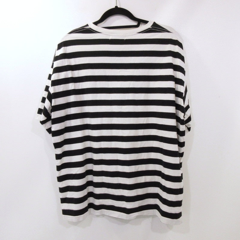 【中古】Graphpaper | グラフペーパー Border S/S Pocket Tee 半袖Tシャツ GM201-70149B サイズ:2