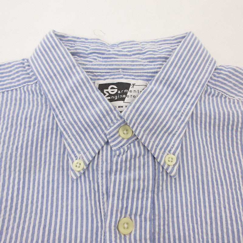 【中古】Engineered Garments | エンジニアードガーメンツ Popover BD Shirt - Seersucker 半袖シャツ サイズ:S