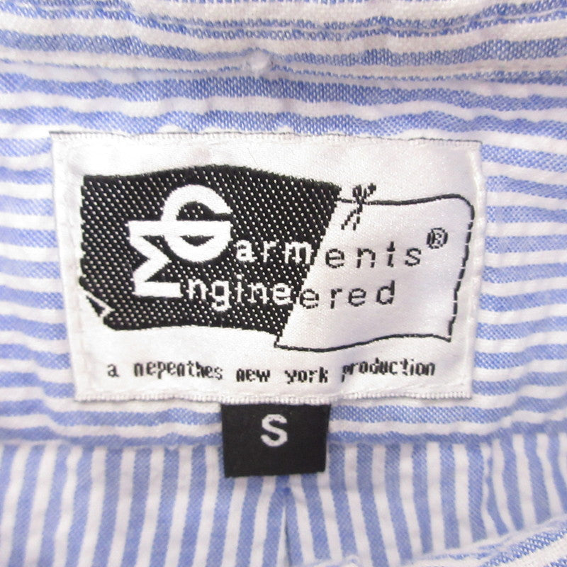 【中古】Engineered Garments | エンジニアードガーメンツ Popover BD Shirt - Seersucker 半袖シャツ サイズ:S