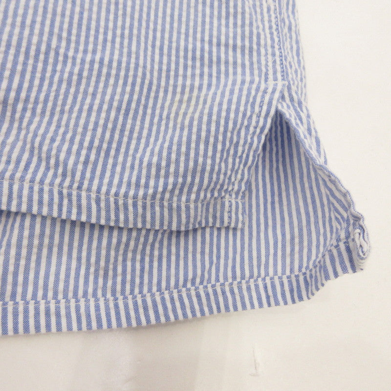【中古】Engineered Garments | エンジニアードガーメンツ Popover BD Shirt - Seersucker 半袖シャツ サイズ:S