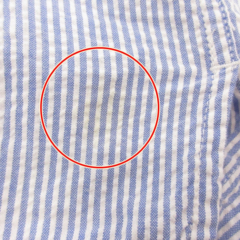 【中古】Engineered Garments | エンジニアードガーメンツ Popover BD Shirt - Seersucker 半袖シャツ サイズ:S