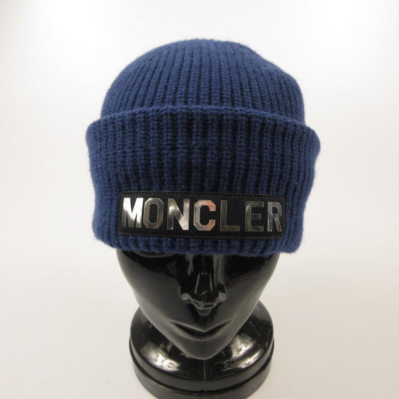 【中古】MONCLER GRENOBLE | モンクレールグルノーブル BERRETTO TRICOT ニットキャップ 3B00018 国内正規品 ネイビー