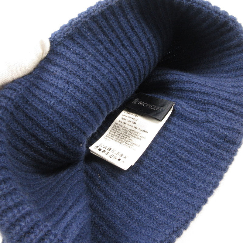 【中古】MONCLER GRENOBLE | モンクレールグルノーブル BERRETTO TRICOT ニットキャップ 3B00018 国内正規品 ネイビー