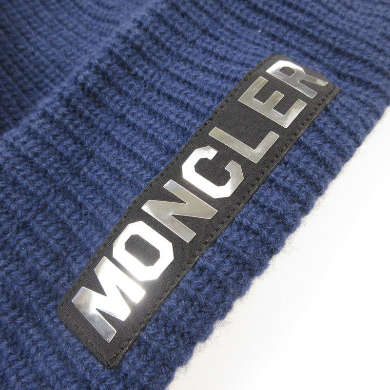【中古】MONCLER GRENOBLE | モンクレールグルノーブル BERRETTO TRICOT ニットキャップ 3B00018 国内正規品 ネイビー