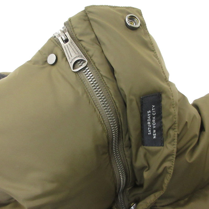 【中古】SATURDAYS NYC | サタデーズ サタデイズ ダウンジャケット BBL-69000-B カーキ サイズ:S