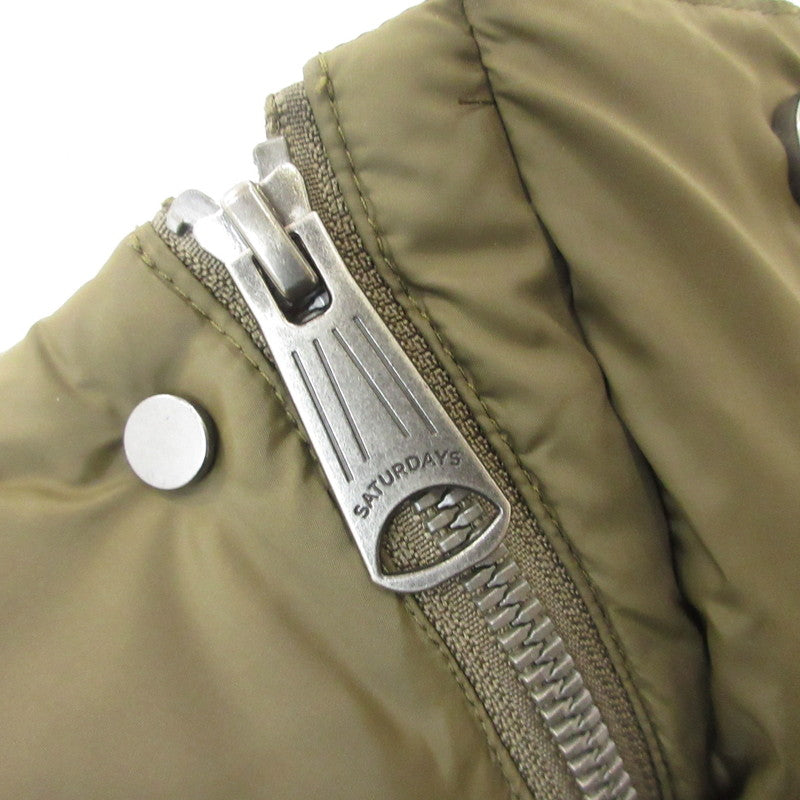 【中古】SATURDAYS NYC | サタデーズ サタデイズ ダウンジャケット BBL-69000-B カーキ サイズ:S