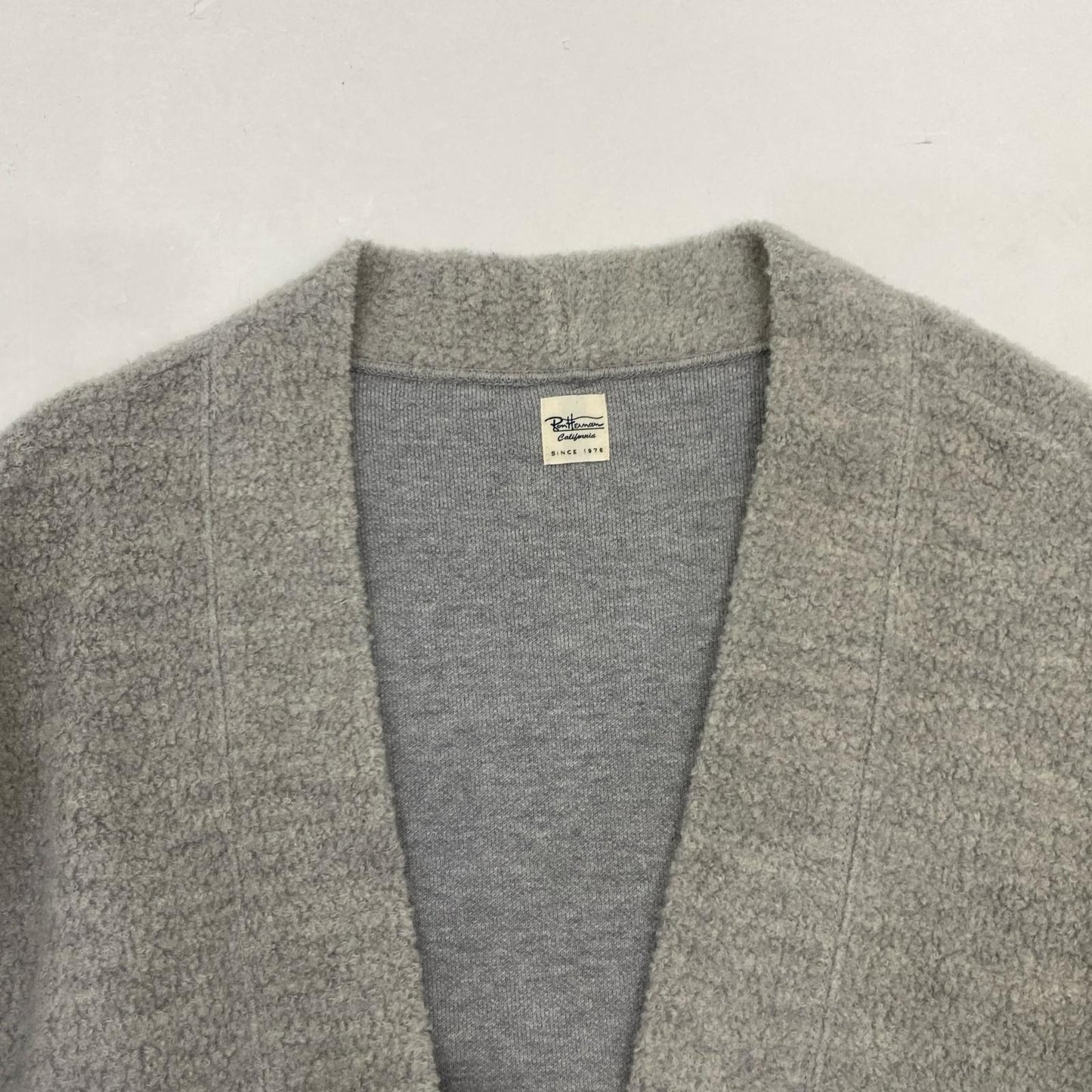 【中古】Ron Herman | ロンハーマン WOOL PILE CARDIGAN カーディガン 3020900219 2019A/W グレー サイズ:M