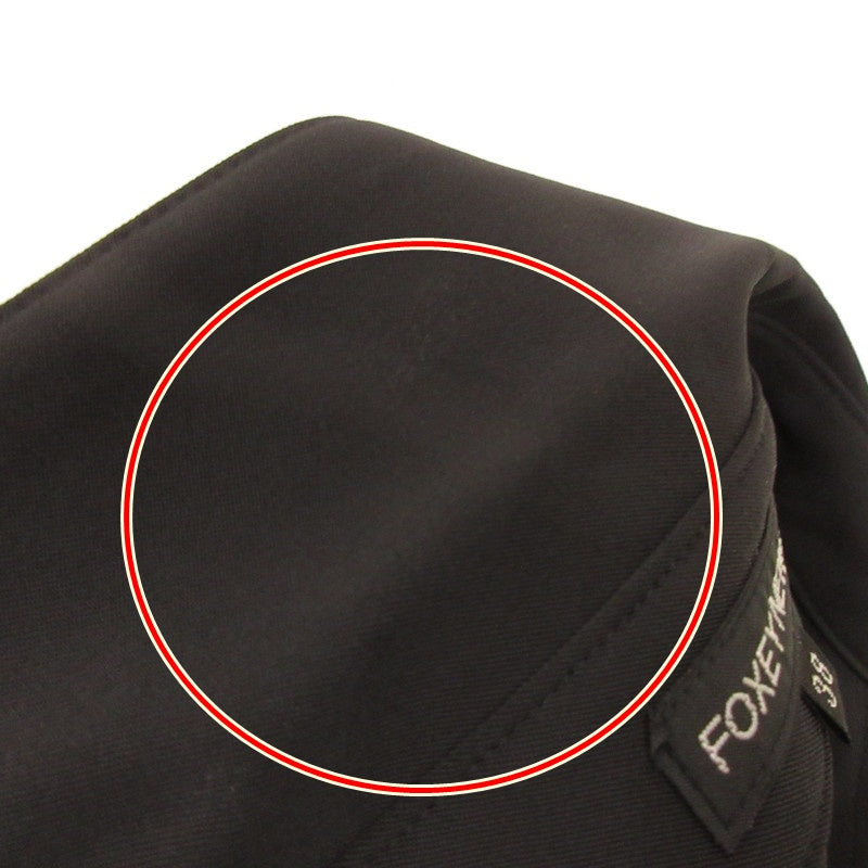 【中古】FOXEY | フォクシー ノースリーブロングシャツOP ワンピース 21265-ACRAG202 ブラック サイズ:38
