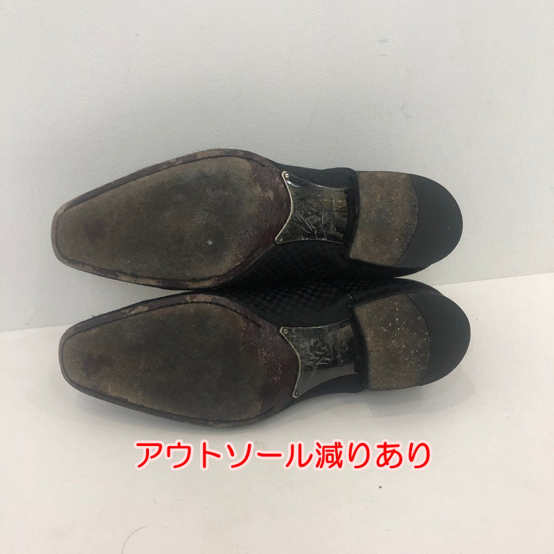 【中古】LOUIS VUITTON | ルイ・ヴィトン ダービーソルフェリーノライン その他靴 ブラック