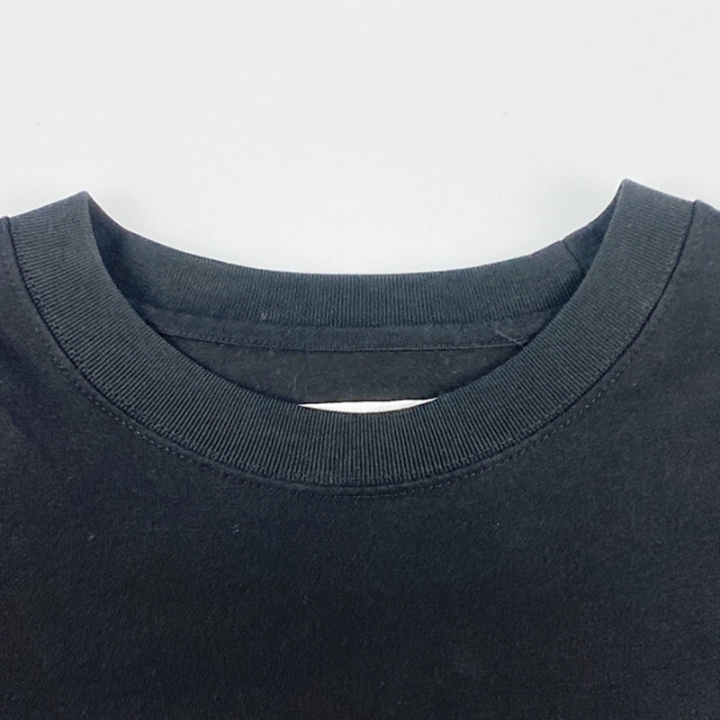 【中古】TIGHTBOOTH PRODUCTION | タイトブースプロダクション WARNING T-SHIRT 半袖Tシャツ ブラック サイズ:L