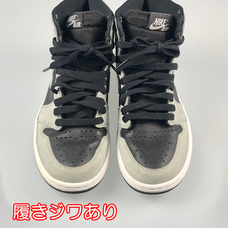 【中古】NIKE | ナイキ Air Jordan 1 High OG 'Shadow 2.0' スニーカー 555088-035 グレー 24cm