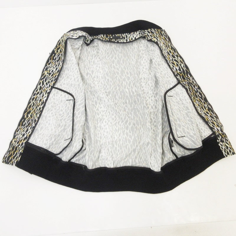 【中古】MINEDENIM | マインデニム Leopard RC.Satin Rib Zip Blouson ブルゾン 2309-9002-07-022 サイズ:2