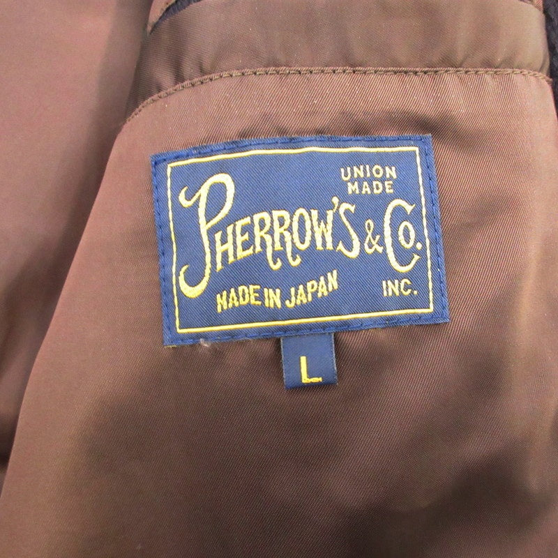 【中古】PHERROWS | フェローズ SUBMARINE COAT その他アウター 19W-PSMC1 ネイビー サイズ:L