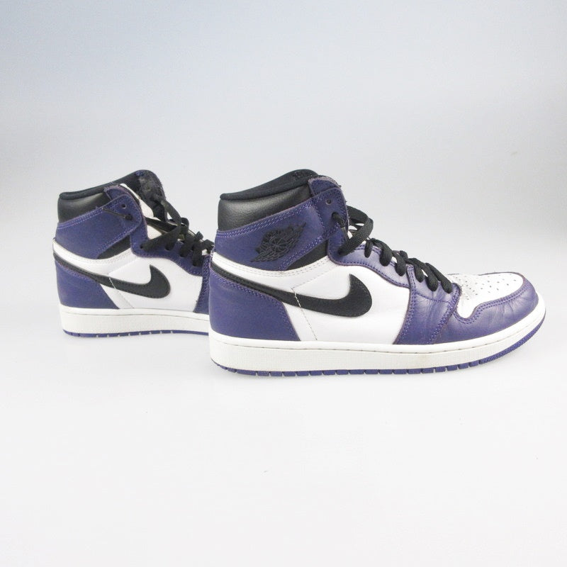 【中古】NIKE | ナイキ AIR JORDAN RETRO 1 HIGH OG スニーカー 555088-500 パープル 26.5cm