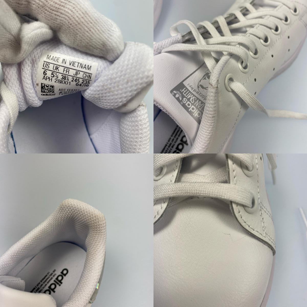 【中古】adidas | アディダス Stan Smith Sparkly Heel スニーカー EE8483 サイズ:24.5cm ホワイト 24.5cm