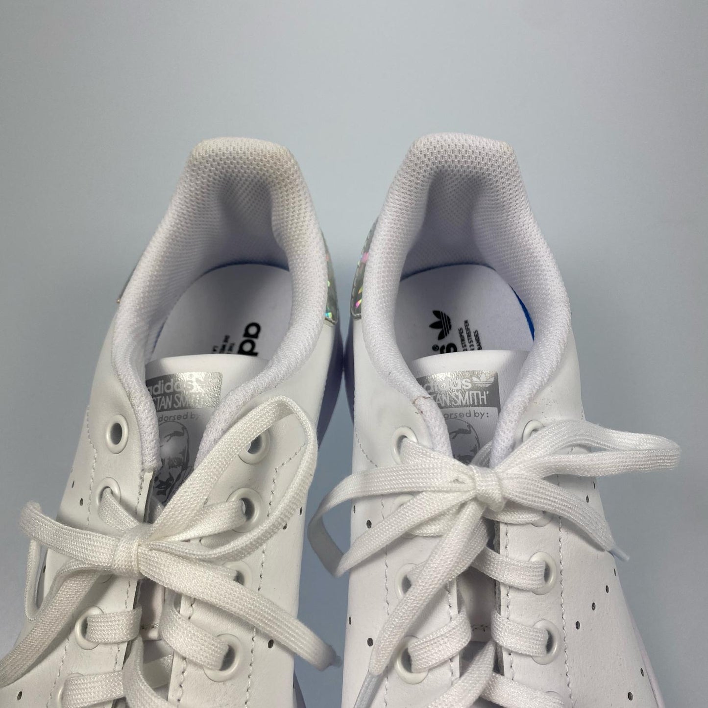 【中古】adidas | アディダス Stan Smith Sparkly Heel スニーカー EE8483 サイズ:24.5cm ホワイト 24.5cm