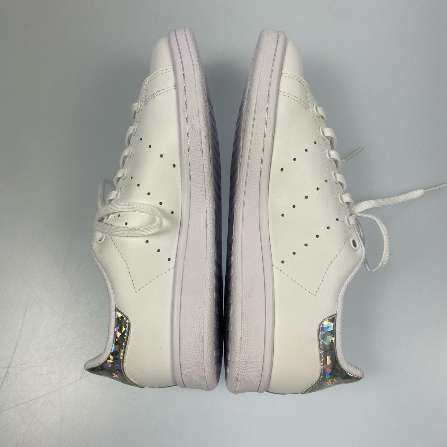 【中古】adidas | アディダス Stan Smith Sparkly Heel スニーカー EE8483 サイズ:24.5cm ホワイト 24.5cm