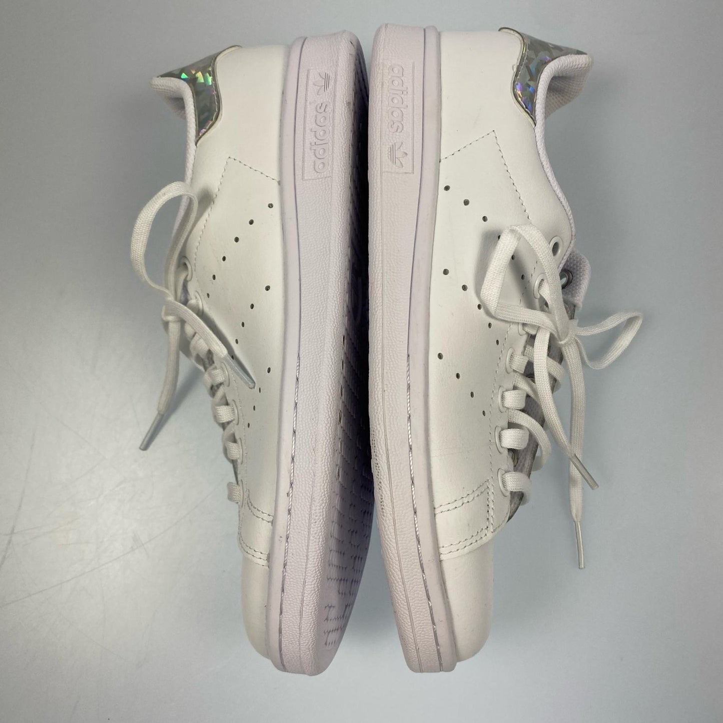 【中古】adidas | アディダス Stan Smith Sparkly Heel スニーカー EE8483 サイズ:24.5cm ホワイト 24.5cm