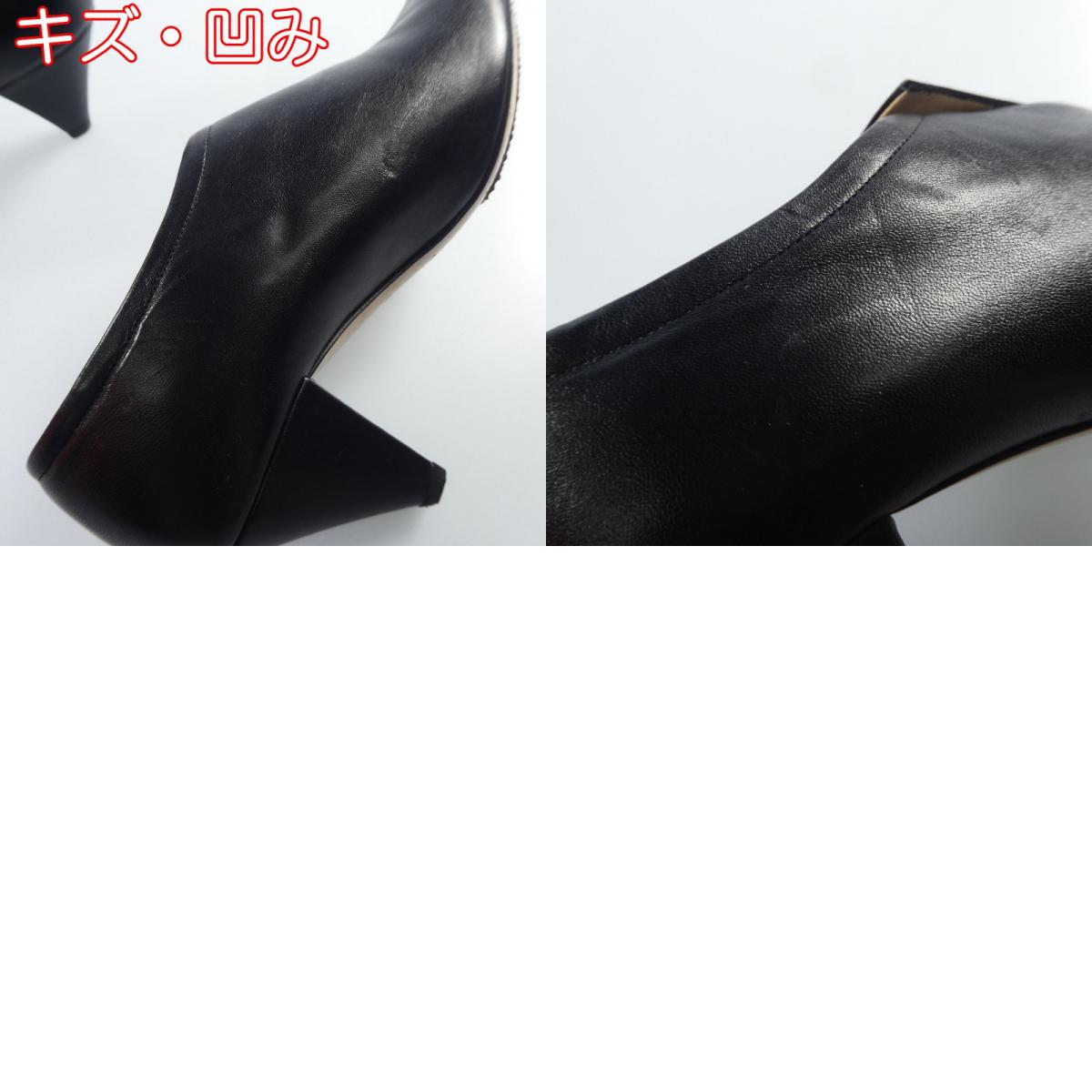【中古】FABIO RUSCONI | ファビオルスコーニ NELLO アンクルスリットブーツ ブーツ 22133 ブラック 23.5cm