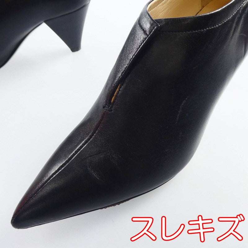 【中古】FABIO RUSCONI | ファビオルスコーニ NELLO アンクルスリットブーツ ブーツ 22133 ブラック 23.5cm