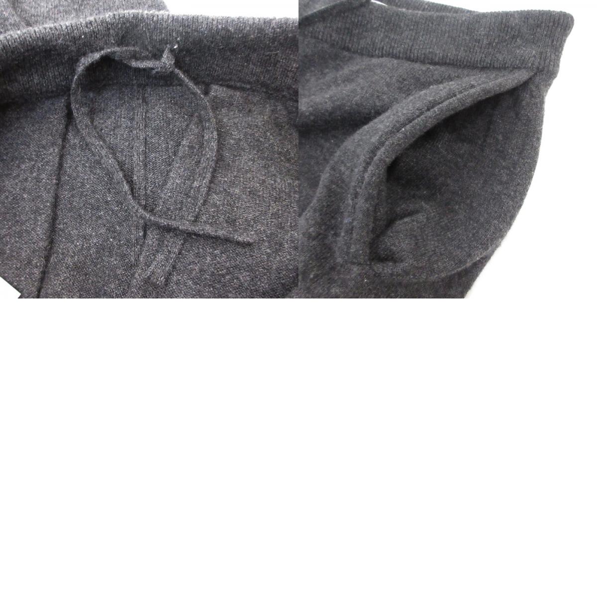 【中古】SEA | シー カシミアニットパンツ パンツ 110223139 チャコールグレー