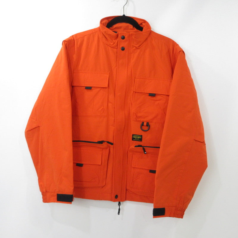 【中古】430 - FOURTHIRTY - | フォーサーティー PAD FISH CONVERTIBLE JACKET 中綿ジャケット 23-156 オレンジ サイズ:1