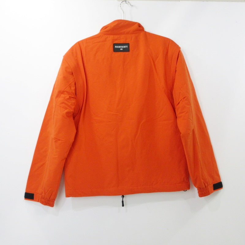 【中古】430 - FOURTHIRTY - | フォーサーティー PAD FISH CONVERTIBLE JACKET 中綿ジャケット 23-156 オレンジ サイズ:1