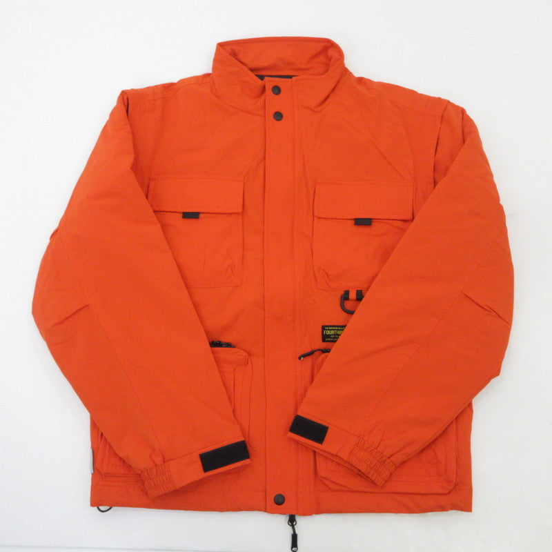 【中古】430 - FOURTHIRTY - | フォーサーティー PAD FISH CONVERTIBLE JACKET 中綿ジャケット 23-156 オレンジ サイズ:1