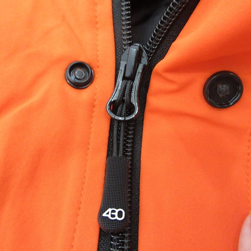 【中古】430 - FOURTHIRTY - | フォーサーティー PAD FISH CONVERTIBLE JACKET 中綿ジャケット 23-156 オレンジ サイズ:1