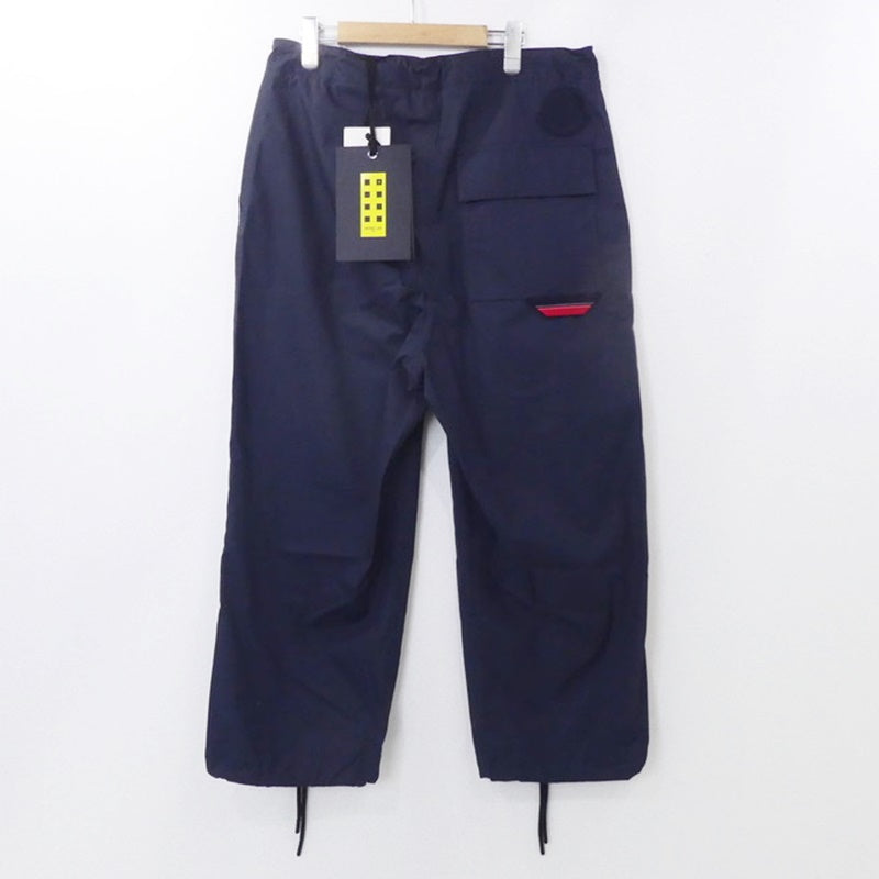 【中古】MONCLER GENIUS | モンクレールジニアス PANTALONE??SPORTIVO パンツ H10922A00011 ネイビー サイズ:48