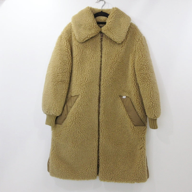 【中古】COACH | コーチ シェルパジャケットリサイクルポリエステル その他アウター CE405 キャメル サイズ:S