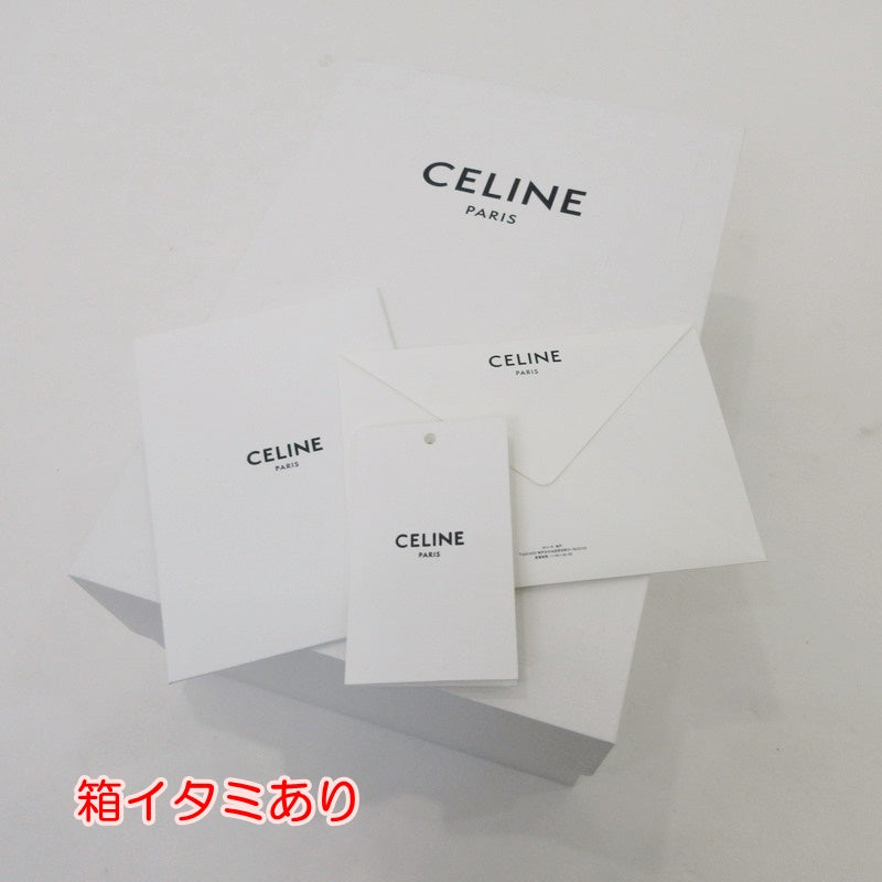 【中古】CELINE | セリーヌ CELINEパッチリブ編みウール マフラー 2AH34423P ネイビー