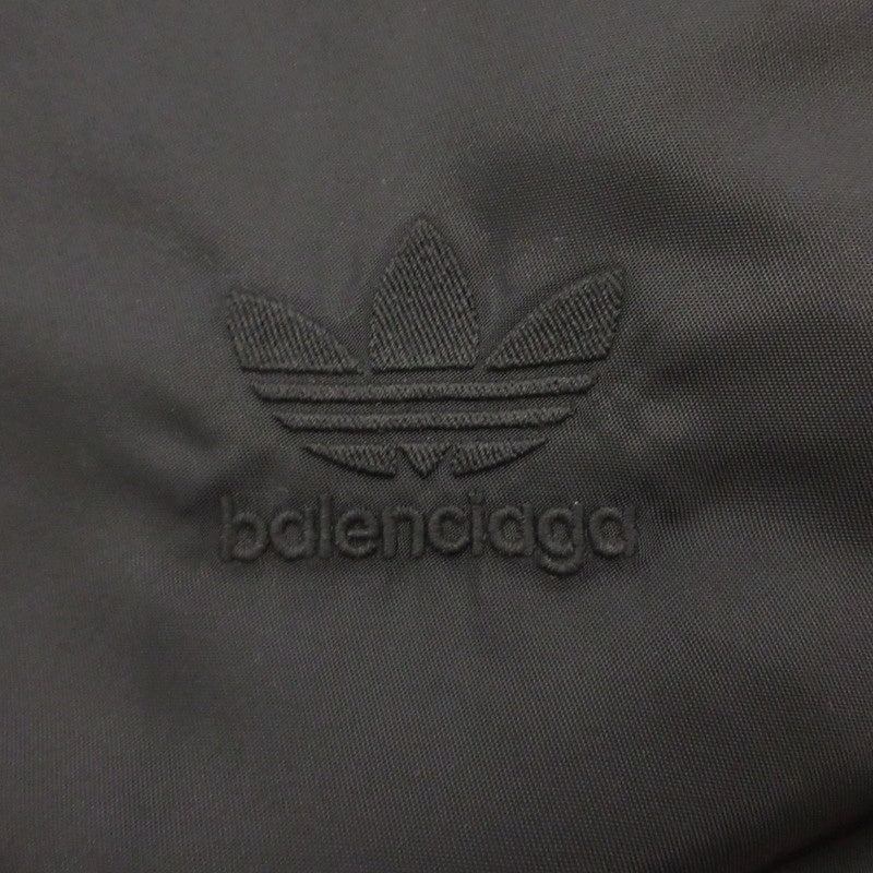 【中古】BALENCIAGA | バレンシアガ SIDE LINE BOMBER JACKET ミリタリーコート 725335 TN027 ブラック サイズ:44