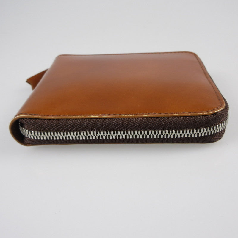 【中古】ARTS&CRAFTS | アーツアンドクラフツ CORDOVAN ACC ROUND ZIP BILLFOLD WALLET 二つ折り財布 ブラウン