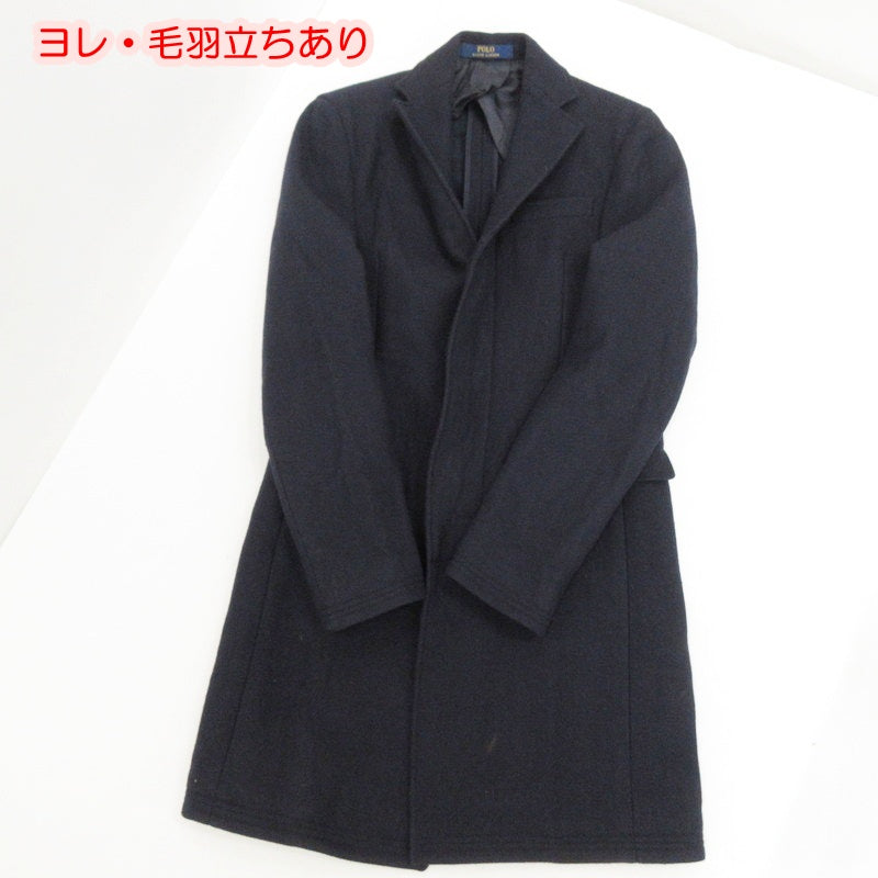 【中古】POLO RALPH LAUREN | ポロ・ラルフローレン 比翼3Bチェスター その他アウター 4700784459 ネイビー サイズ:36