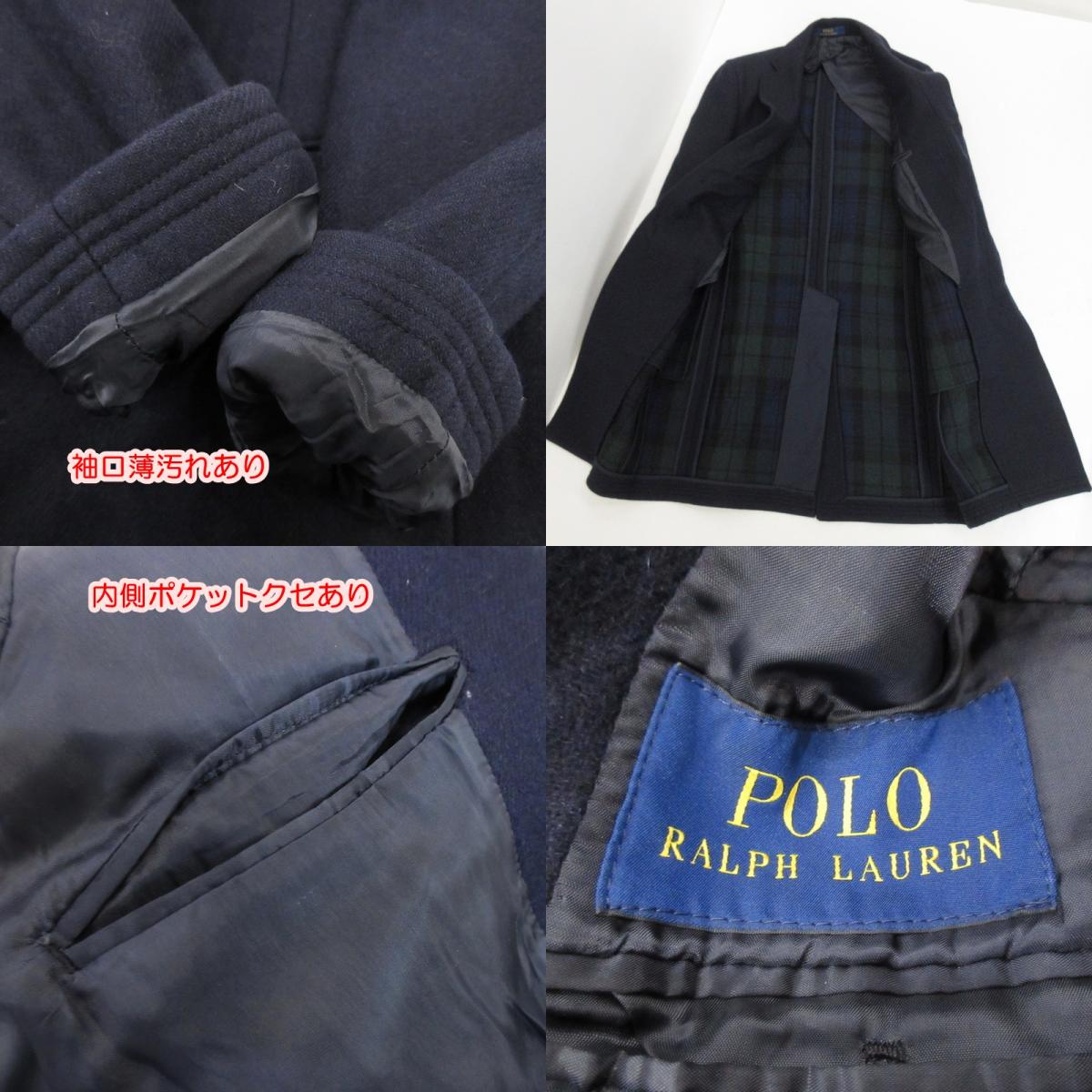 【中古】POLO RALPH LAUREN | ポロ・ラルフローレン 比翼3Bチェスター その他アウター 4700784459 ネイビー サイズ:36