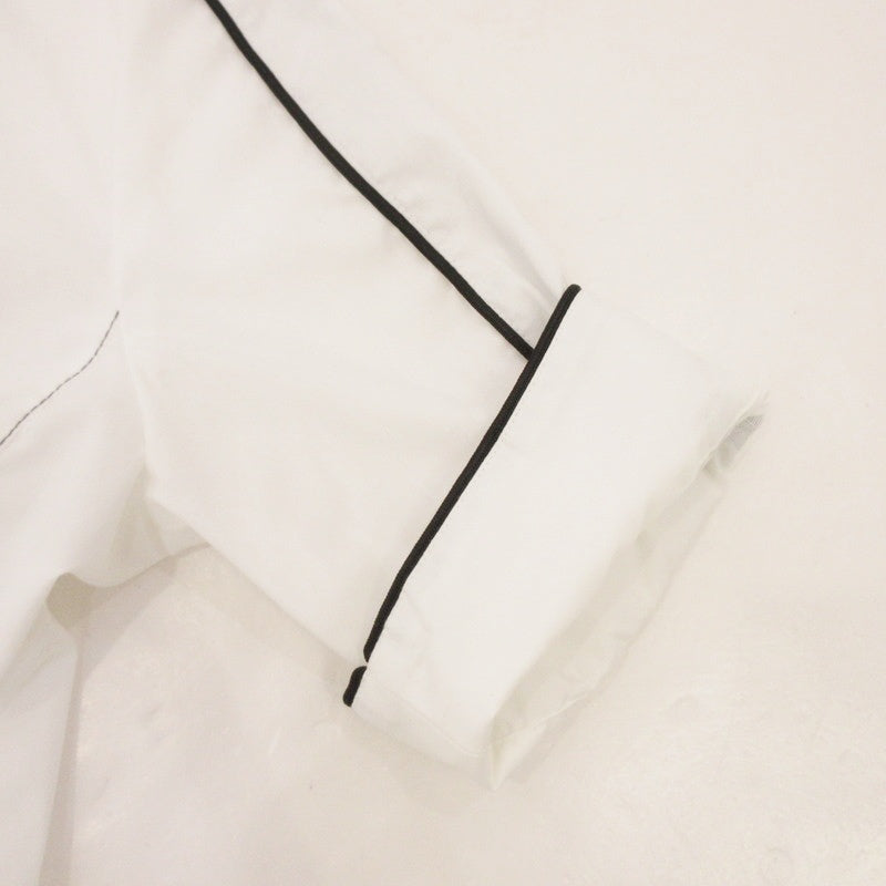 【中古】furfur | ファーファー パイピングシャツワンピース ワンピース RWFO222019 2022S/S サイズ:F ホワイト