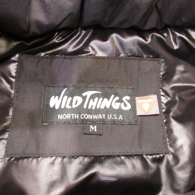 【中古】WILD THINGS | ワイルドシングス MONSTER PARKA 中綿ジャケット WT21111SN ブラック サイズ:M