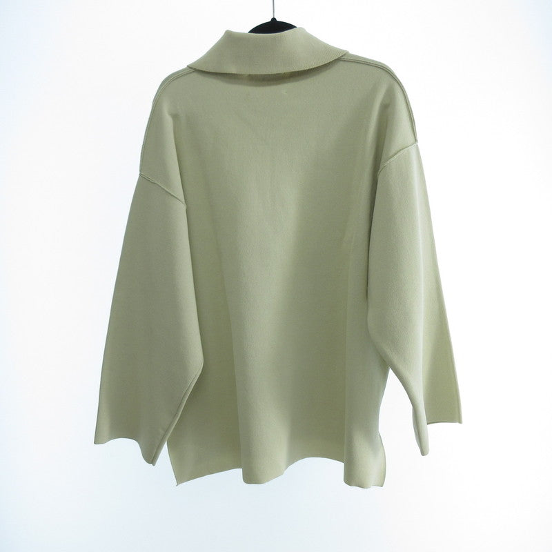 【中古】MAISON SPECIAL | メゾンスペシャル ハーフジッププライムオーバーニットポロ その他トップス 11222261307 ベージュ サイズ:1