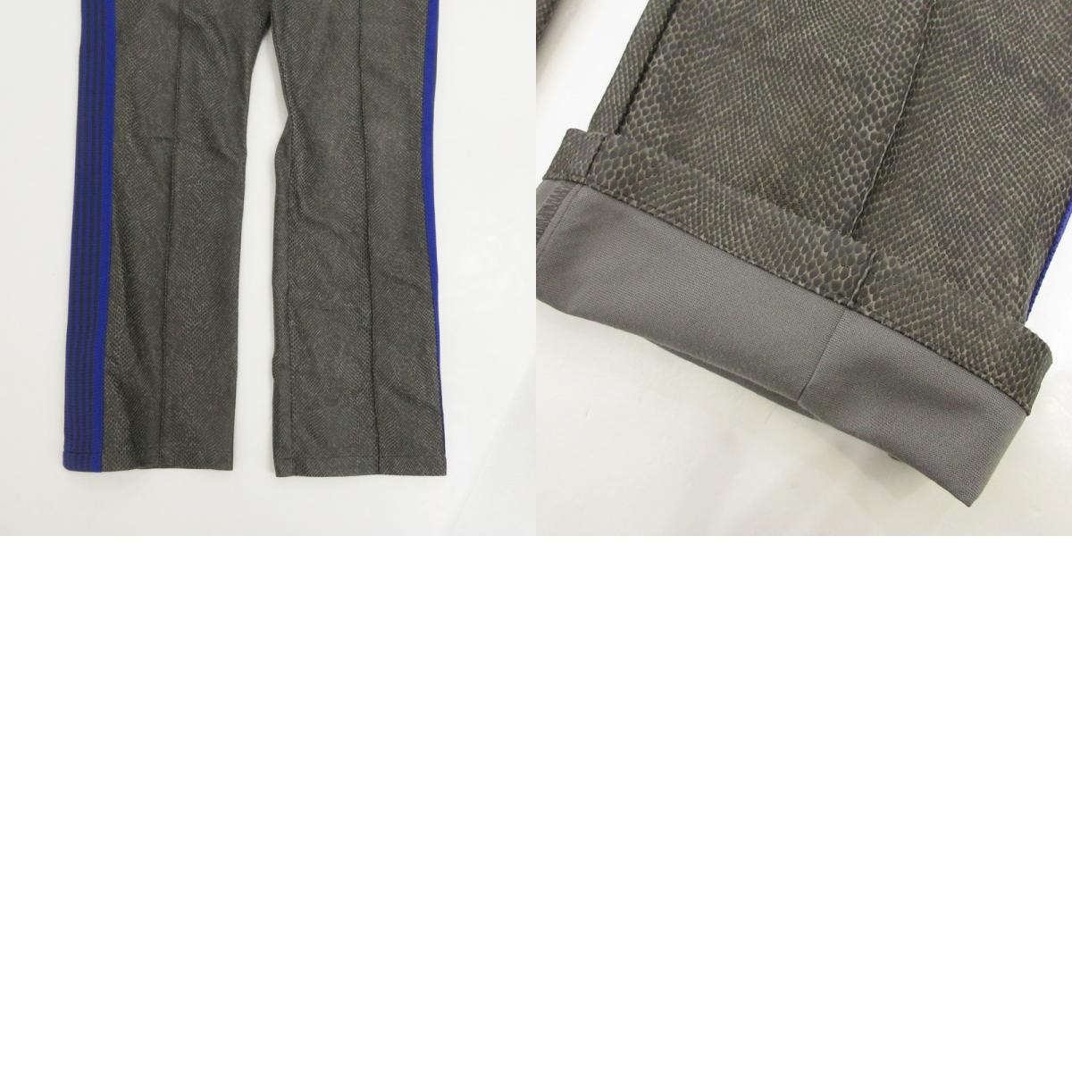 【中古】Needles | ニードルス Narrow Track Pant-Synthetic Leather/Python パンツ GL223 - サイズ:M