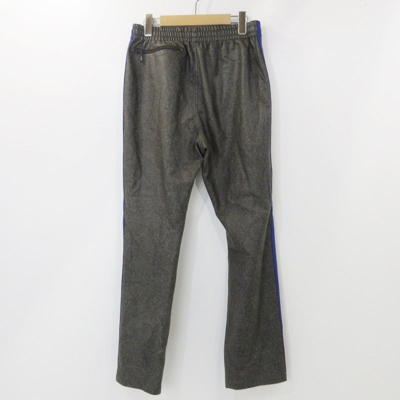 【中古】Needles | ニードルス Narrow Track Pant-Synthetic Leather/Python パンツ GL223 - サイズ:M