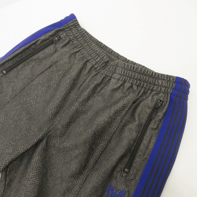 【中古】Needles | ニードルス Narrow Track Pant-Synthetic Leather/Python パンツ GL223 - サイズ:M
