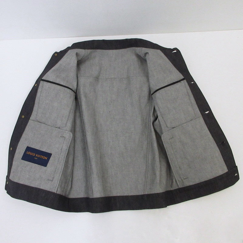 【中古】LOUIS VUITTON | ルイ・ヴィトン ステープルラインシャドーモノグラム デニム 1A8X89 サイズ:46